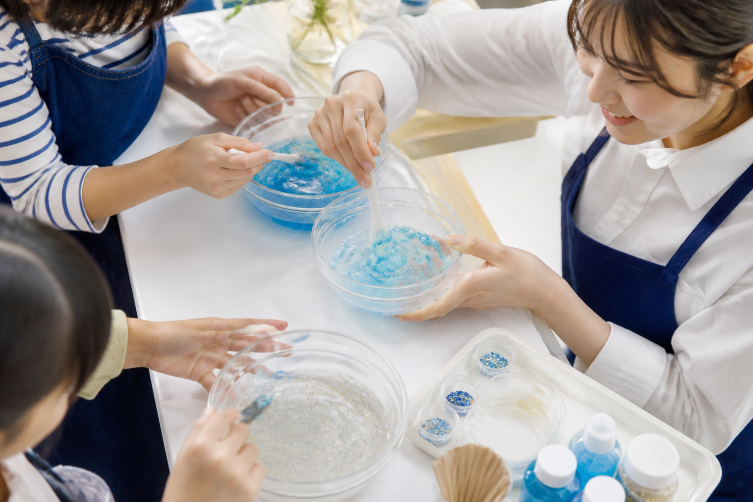 スライム作りのワークショップ